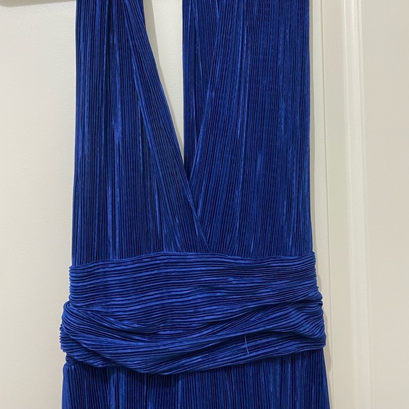 Topshop Multi Way Tie Plisse Dress - Picture 2 of 9